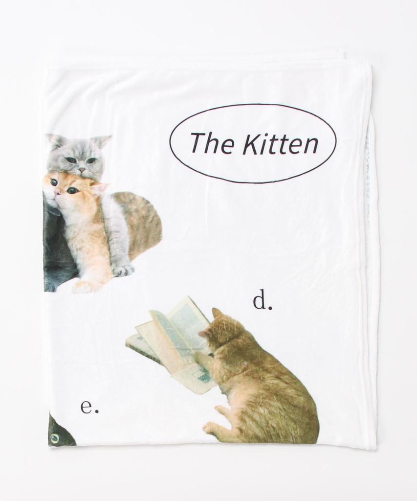 Flaneldecke, Mehrzweckdecke, Katzendesign, Naturfarben, Moderner Teppich, Stilvoller Teppich, Niedlich, Koreanische Innendecke, Kniedecke, 156x127cm, Sozial