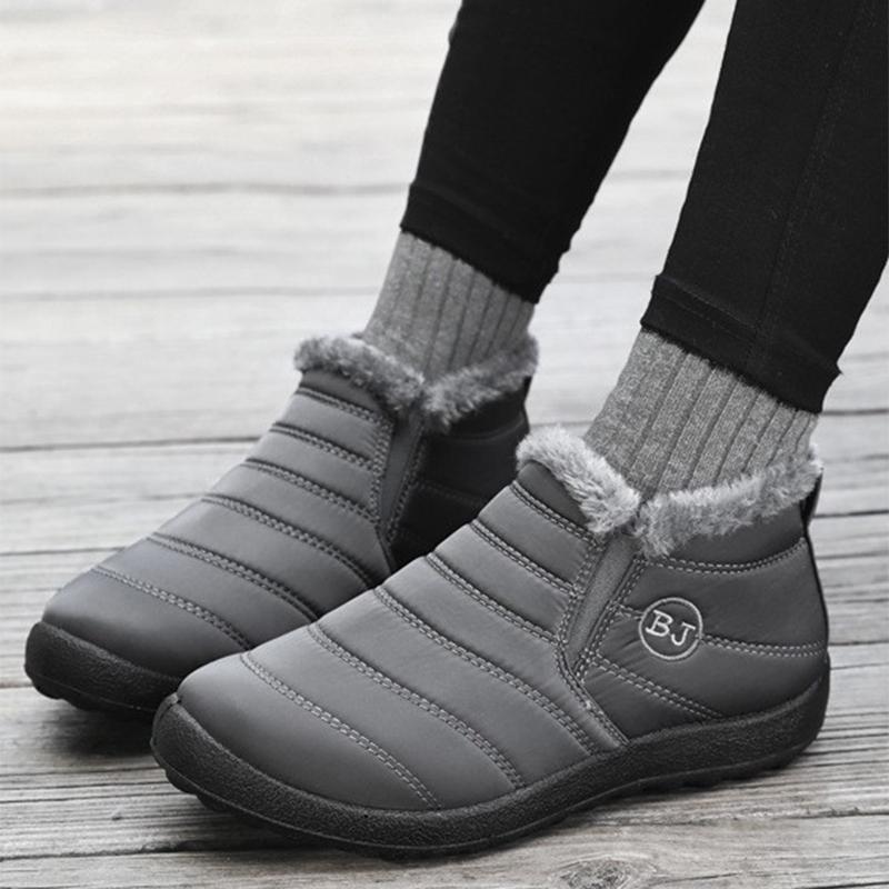 Winter Women'S Shoes New Couple Thickened Warm Cotton Shoes Non-Slip Waterproof Snow Boots Cotton Boots Women'S Shoes