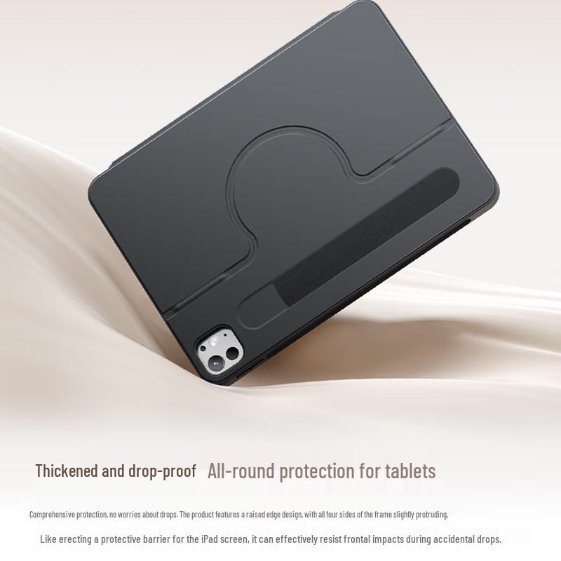 Houhou Detachable Stand iPad Protective Case with Dual Pen Slot