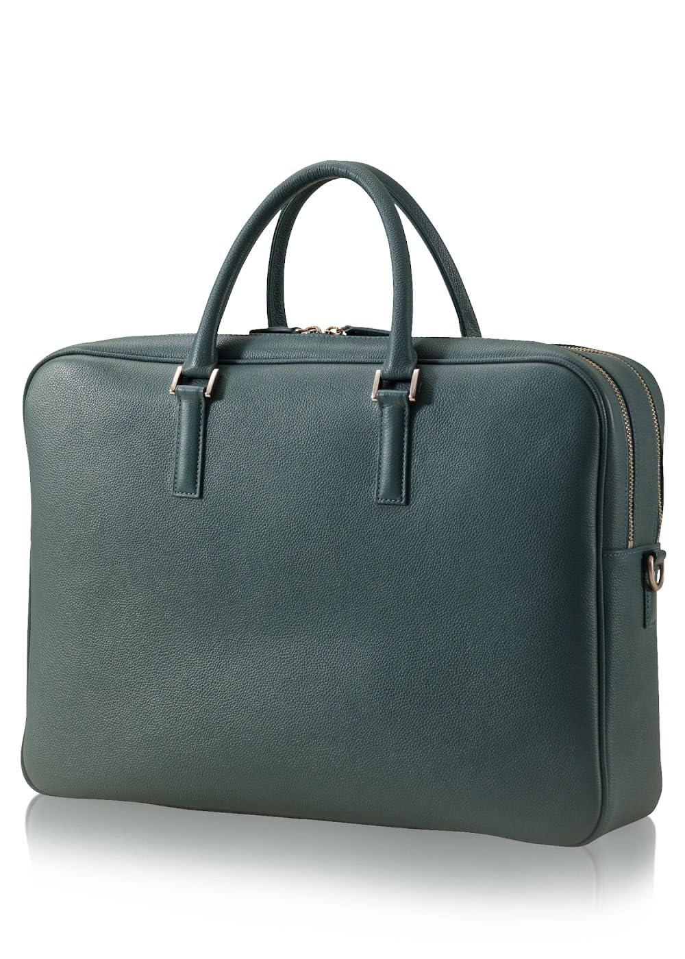 

[LIB] Деловая сумка с двумя отделениями, натуральная кожа, для деловых поездок (Бирюзово-синий)