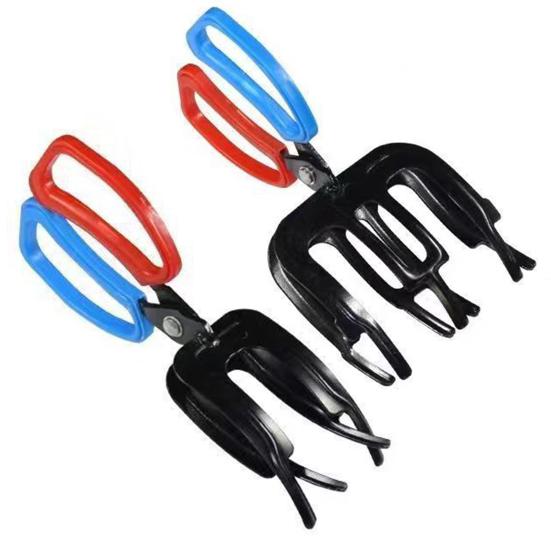 1/2Pcs 3 Claw Fish Gripper with Ergonomic Handle Non-Slip Portable Metal Fishing Pliers Gripper Multifunctional Fish Grips Clamp
