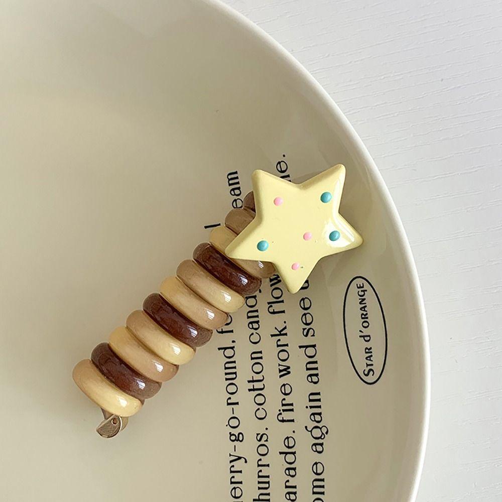 Spirálová gumička do vlasů spirálová gumička gumička do culíku módní gumička do vlasů