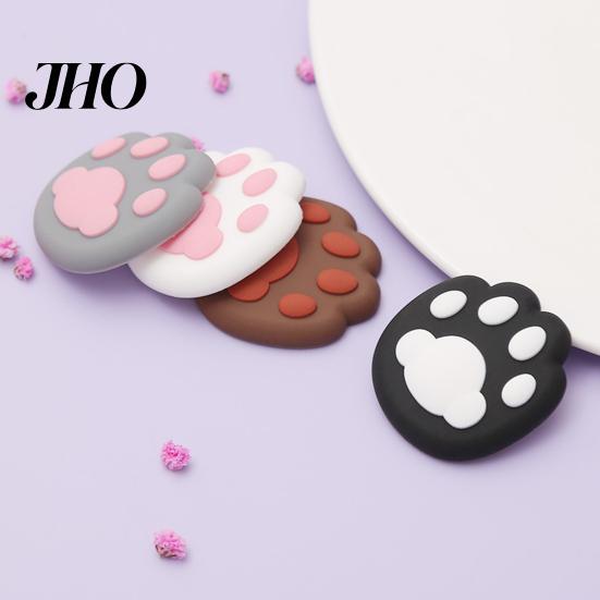 Easy To Install Doorknob Cushioning 2 Pcs Cat Paw Crash Pad Mute Cabinet Door Handle Noise Reduction Cover Lock Silencer Anti-Collision Wall Protector