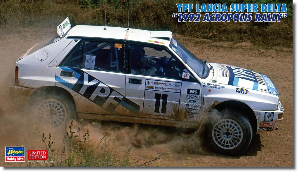 Hasegawa YPF Lancia Super Delta 1992 Arlopolis Rally Plastic Model 20685 1/24