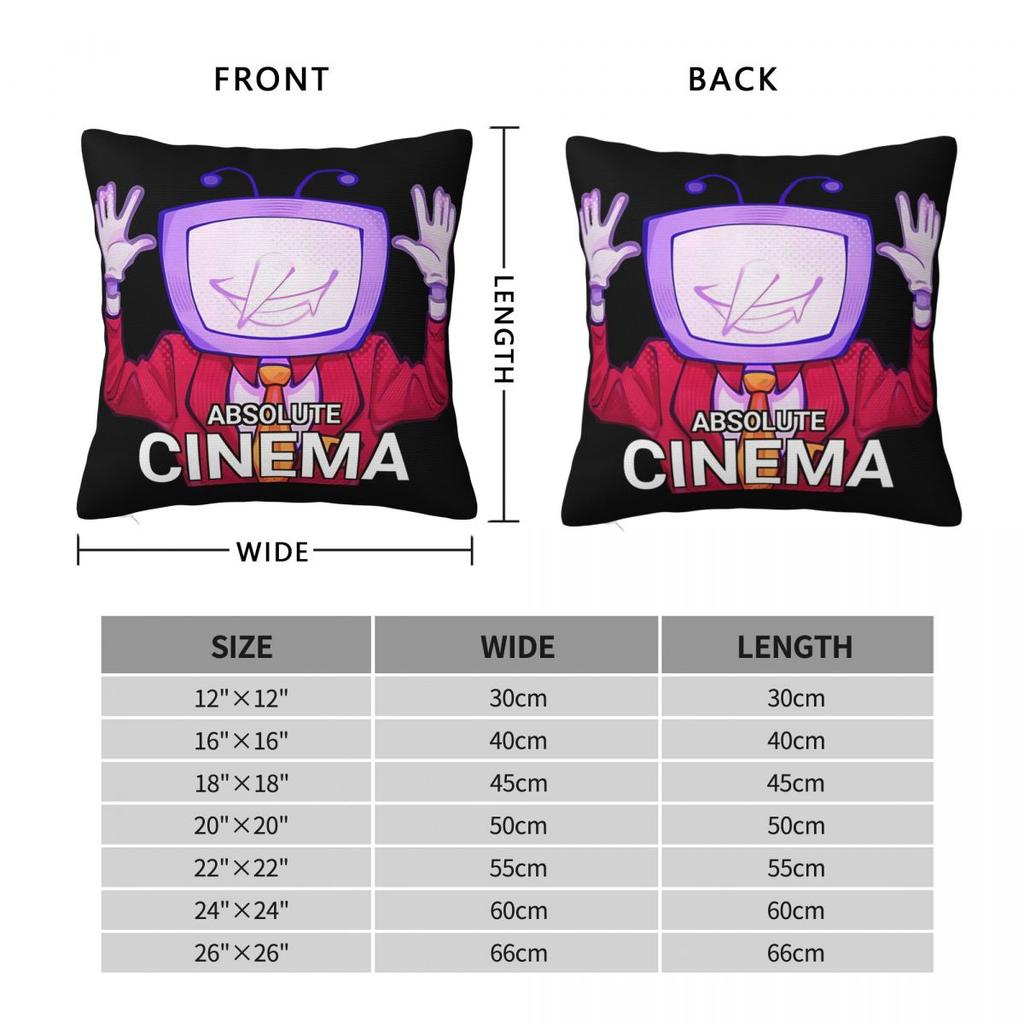 Cinema Tenna Deltarune Printing Pillowcase Cushion Cover Pillow Covers Warm Home Decoration Zippered Multiple Sizes