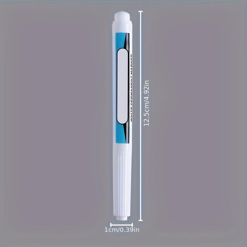 White Marker Oily Fine Tip Courier Waterproof Non-Fading Advertising Greeting Card Tire Glass Highlighter Pen Can Not Be Erased