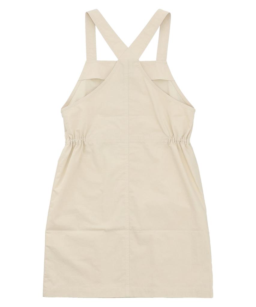 DELICCENT Overall Pocket Dress [Beige]