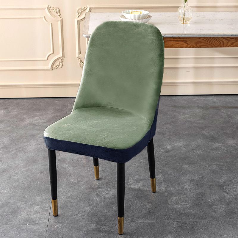 Thickened Chair Cover Elastic Arc Shape Dirt-resistant Dining Chair Cover Prevent Cat Scratches Easy To Remove and Wash Without Deformation.