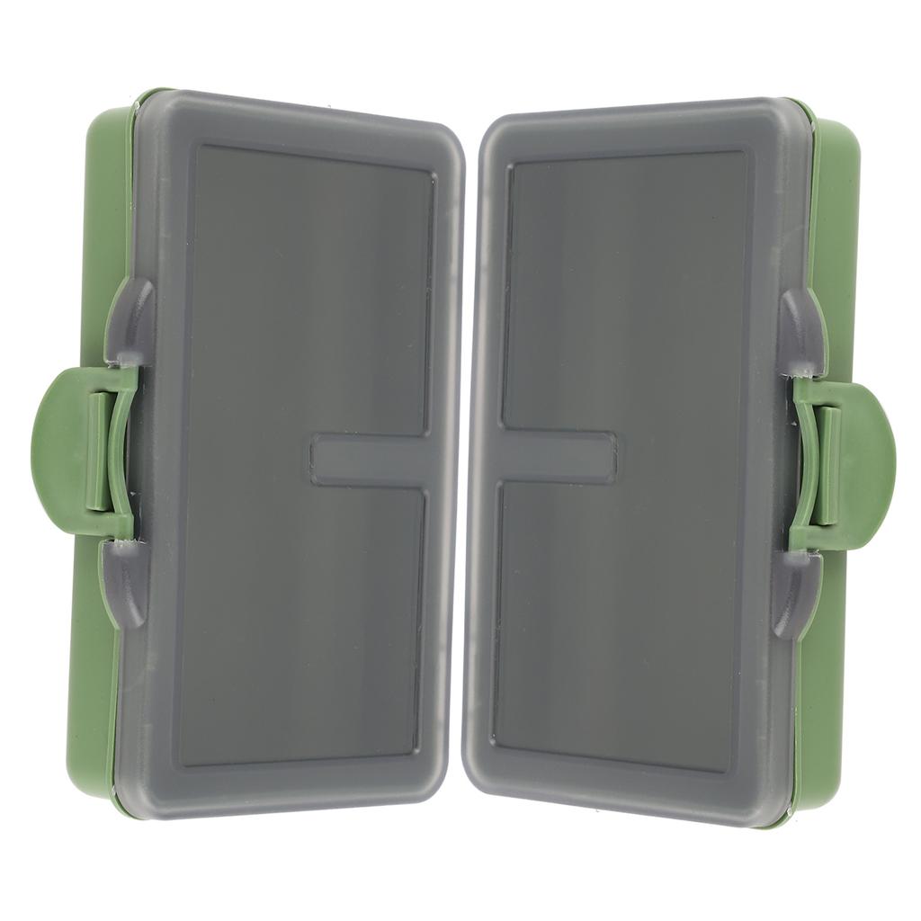 2Pcs Fishing Hook Bait Gadget Box Mini PP Storage Box Case for Fishing Tackle Accessories1 Compartment