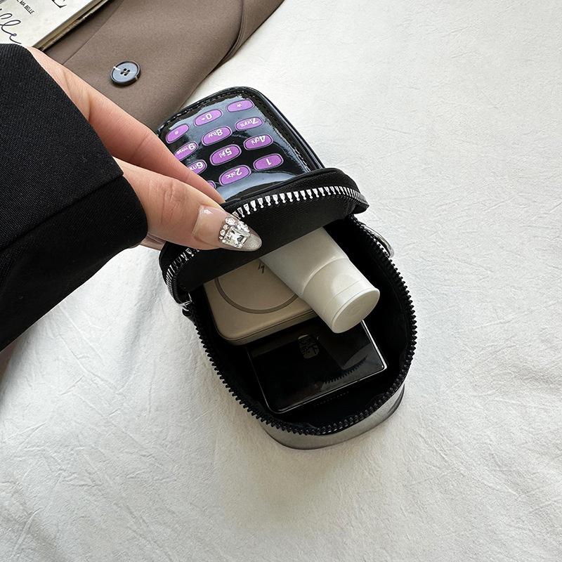 Luxury PU Leather Messenger Bag For Ladies Brand Design Small Handbags Versatile Phone Shape Crossbody Bags