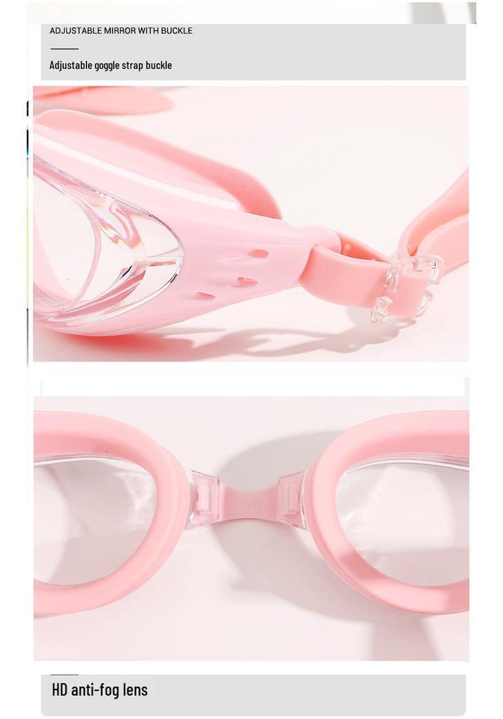 HD Anti-Fog Waterproof Adult Swim Goggles for Men & Women
