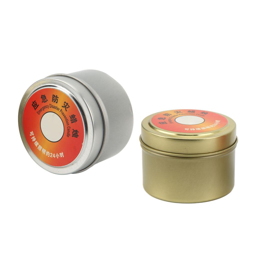 2 buc Lumânări de Supraviețuire de Urgență, Lumânări de Supraviețuire Impermeabile cu Parafină, Neparfumate, pentru Acasă și Exterior