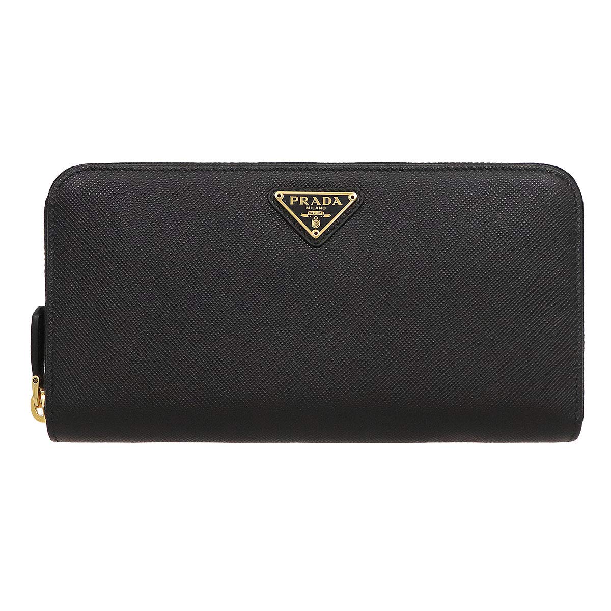 

Гаманець 1ML506 QHH Nero Шкіра Saffiano Трикутне лого Круглий гаманець на блискавці [Prada] (довгий гаманець) Жіночий [бренд] [товар]