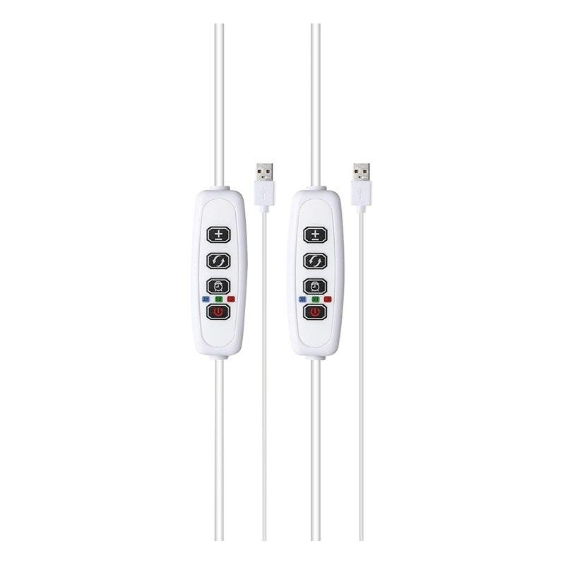 

A78E-Ring Grow Lights10 Dimmable Levels 3 Spectrals Modes Height Adjustable With Adapter