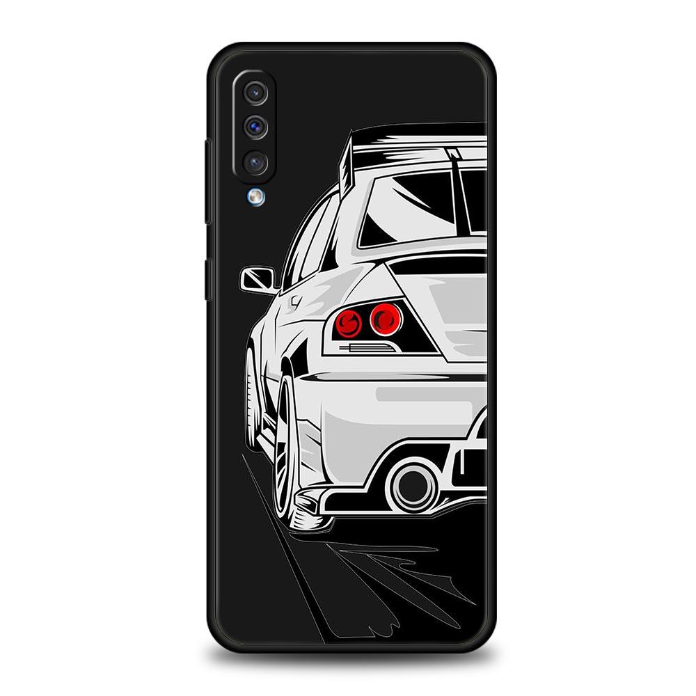 Japan JDM Sports Cars Phone Case For Samsung A54 A52 A24 A14 A50 A70 A10 A40 A20S A20E A06 A12 A22 A34 A42 A32 5G A04s A16 Cover