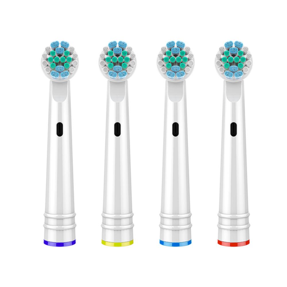 

4 Pcs Electric Toothbrush Replacement Heads For Oral B Toothbrush Nozzles Soft Bristles Tooth Brush Head Oral Clean Care EB-17P