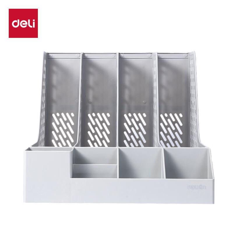 Deli 9844BES 4-Tier Desktop File Holder