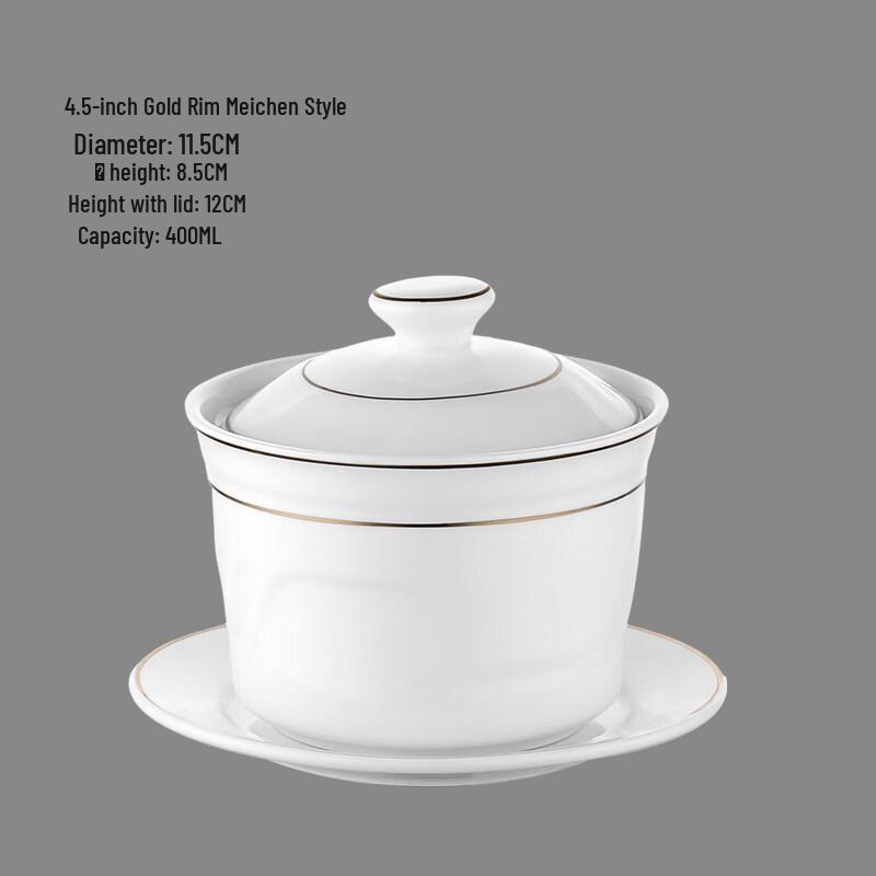Ru Han Commercial Ceramic Double Boiler Stew Pot