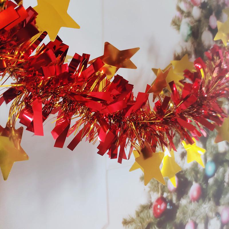 10m Dark Green Tinsel Ribbon Feather Boa Christmas Tree Ornament Set