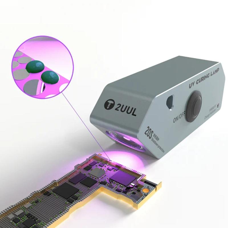 

2UUL SC05 UV LED Glue Curing Lamp Rechargeable Fast Speed Glue Dryer UV Curing Light A