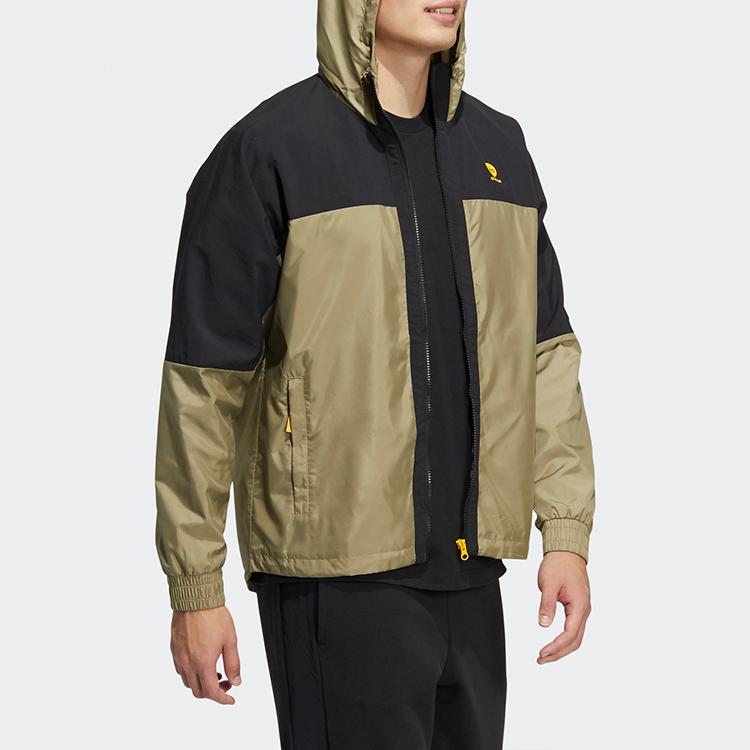 Adidas Neo Gsg Cb Windbreaker Hoodie Jacket Men Jackets Green HM7425