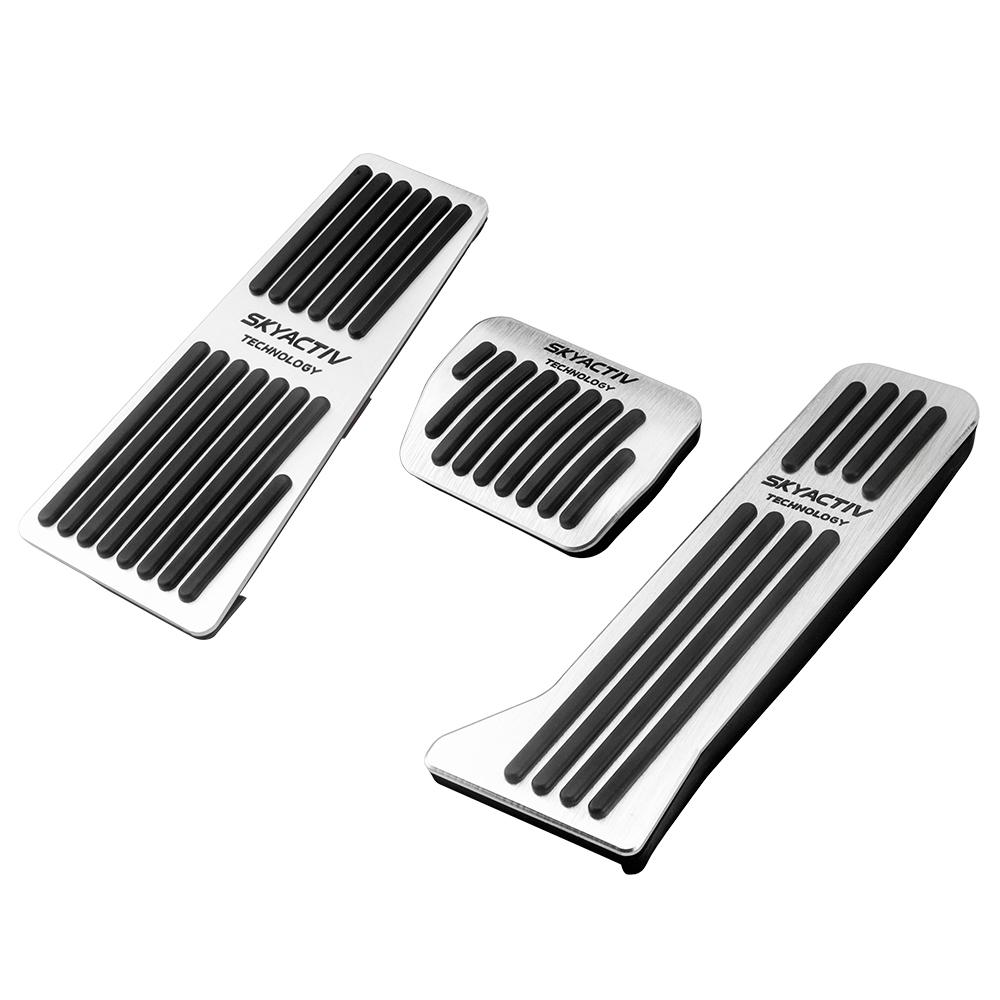 Car Pedals Foot Fuel Accelerator Brake Clucth Pedal Pad Cover For Mazda 2 3 6 DJ BM GJ CX-5 CX5 CX 5 CX3 CX4 CX9 CX8
