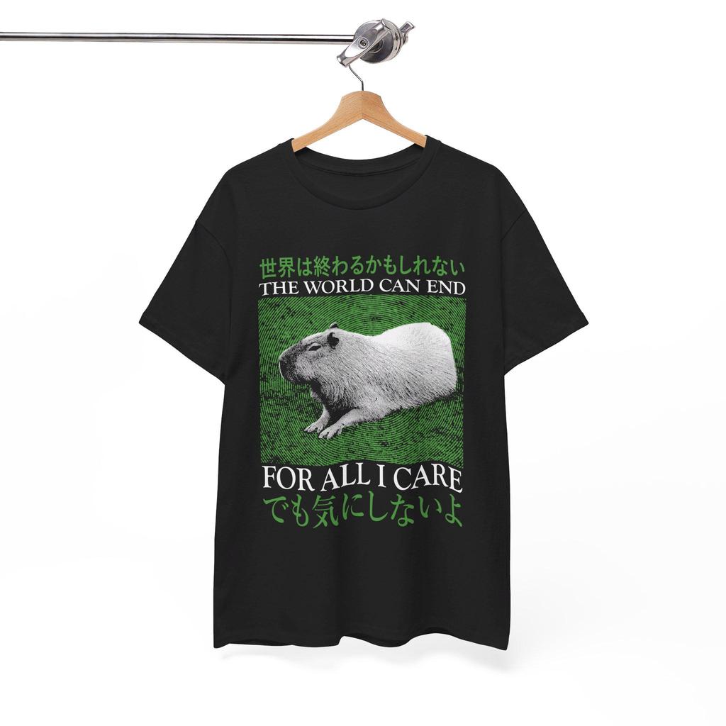The World Can End Capybara T-Shirt