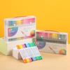 120-Color Double-Ended Watercolor & Fineliner Pens - Washable Children's Art Brush Set