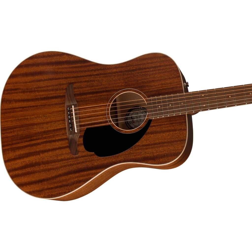 Fender Redondo Special Electric Acoustic Pau Ferro Black Natural with Soft Case Guitar, Fingerboard, Pickguard,