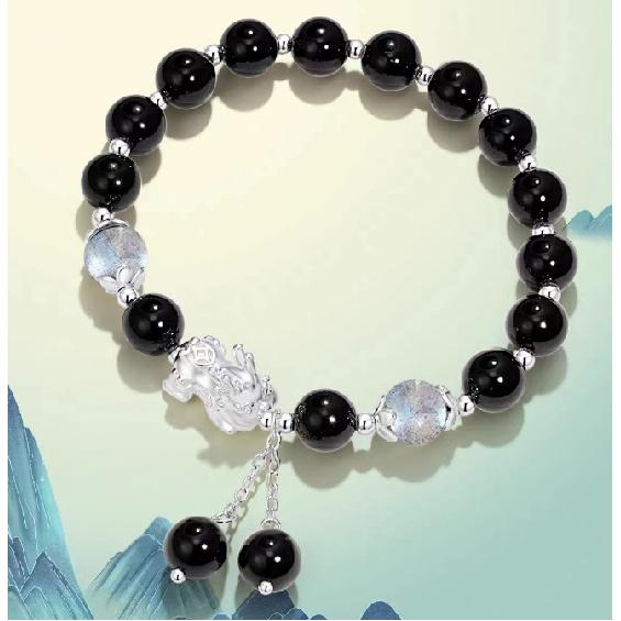 Cat's Eye Stone Bracelet for Women, Unique Design, Exquisite and Luxurious, Pixiu Strawberry Crystal Bracelet