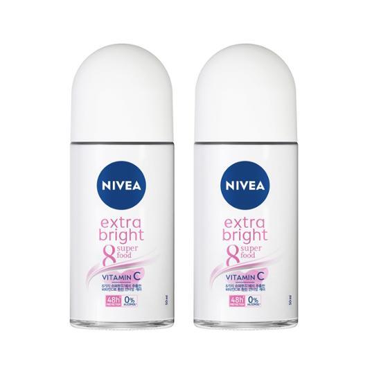 

Nivea Дезодорант шариковый EXTRA Bright 50мл 2 упаковки