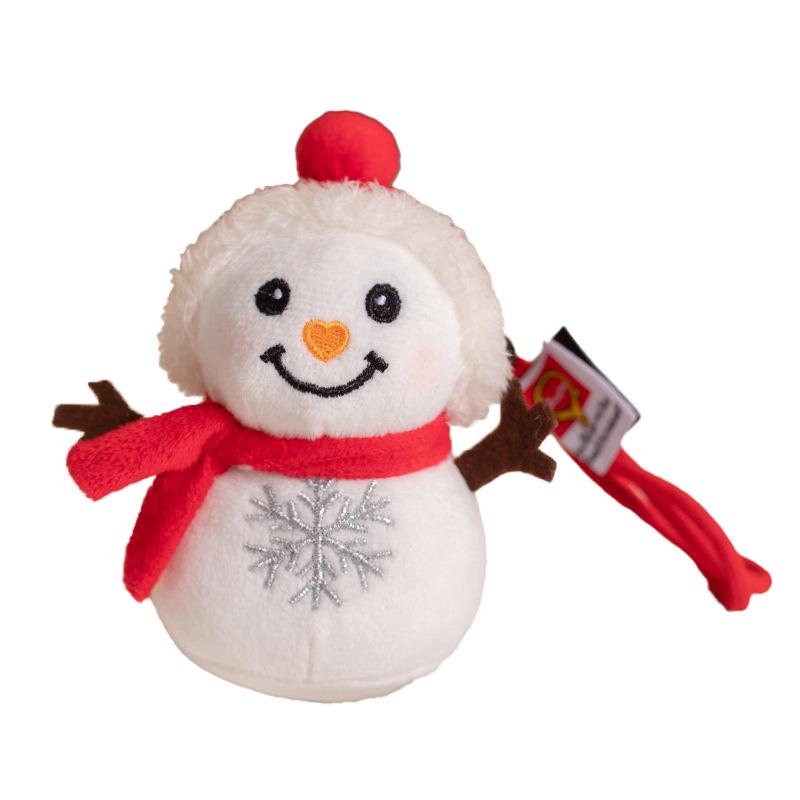 Cross-Border Cute Cartoon Christmas Snowman Plush Toy Ragdoll - Perfect Winter Companion & Gift