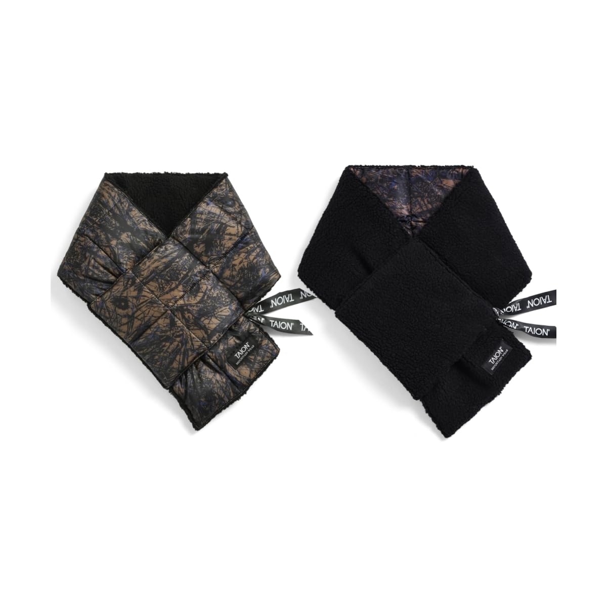 

Пуховый шарф Taion R201MT Brushed Meadow x Один размер Черный,