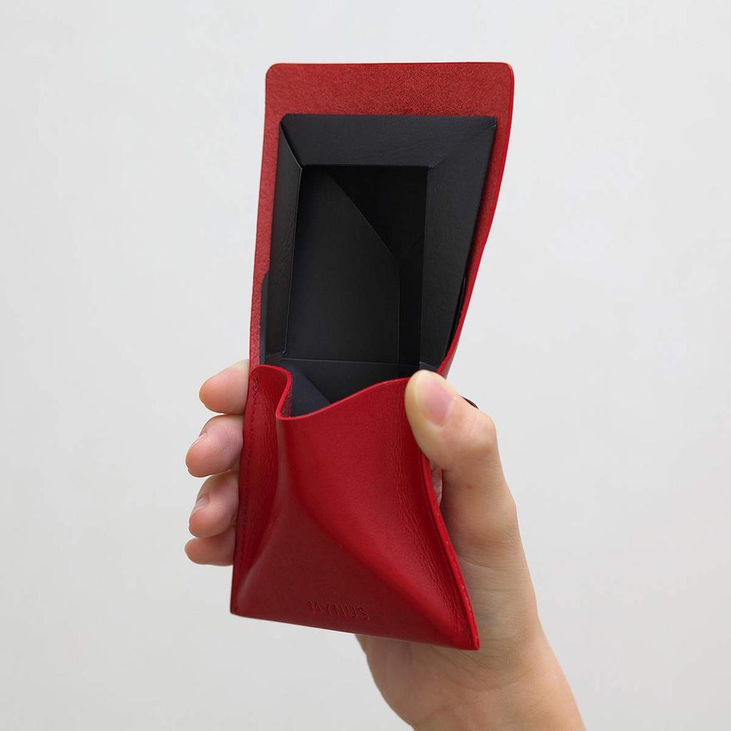 [MYNUS] FLIP UP WALLET plus (Black)