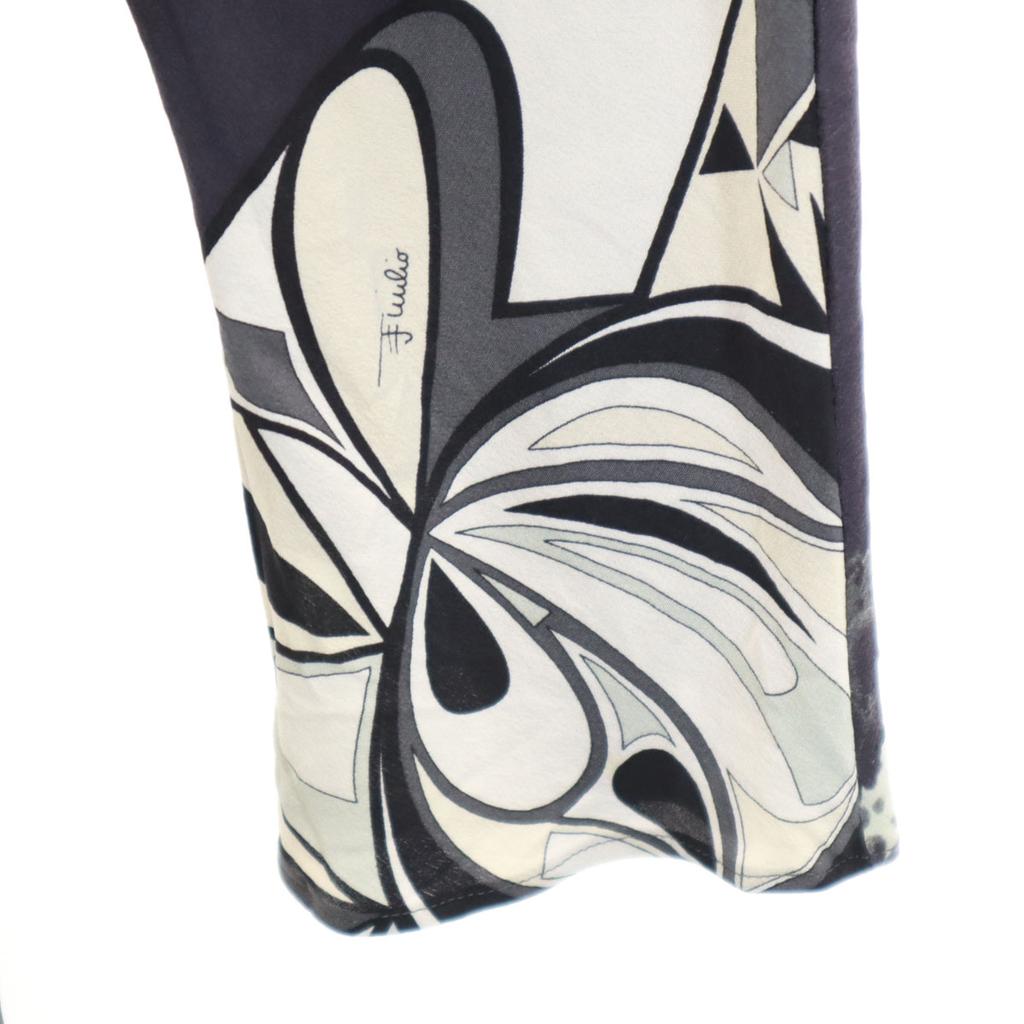 Emilio Pucci Italian Silk Overall Handle 7 Minutes Sleeve Kashcourt One Piece Women Used
