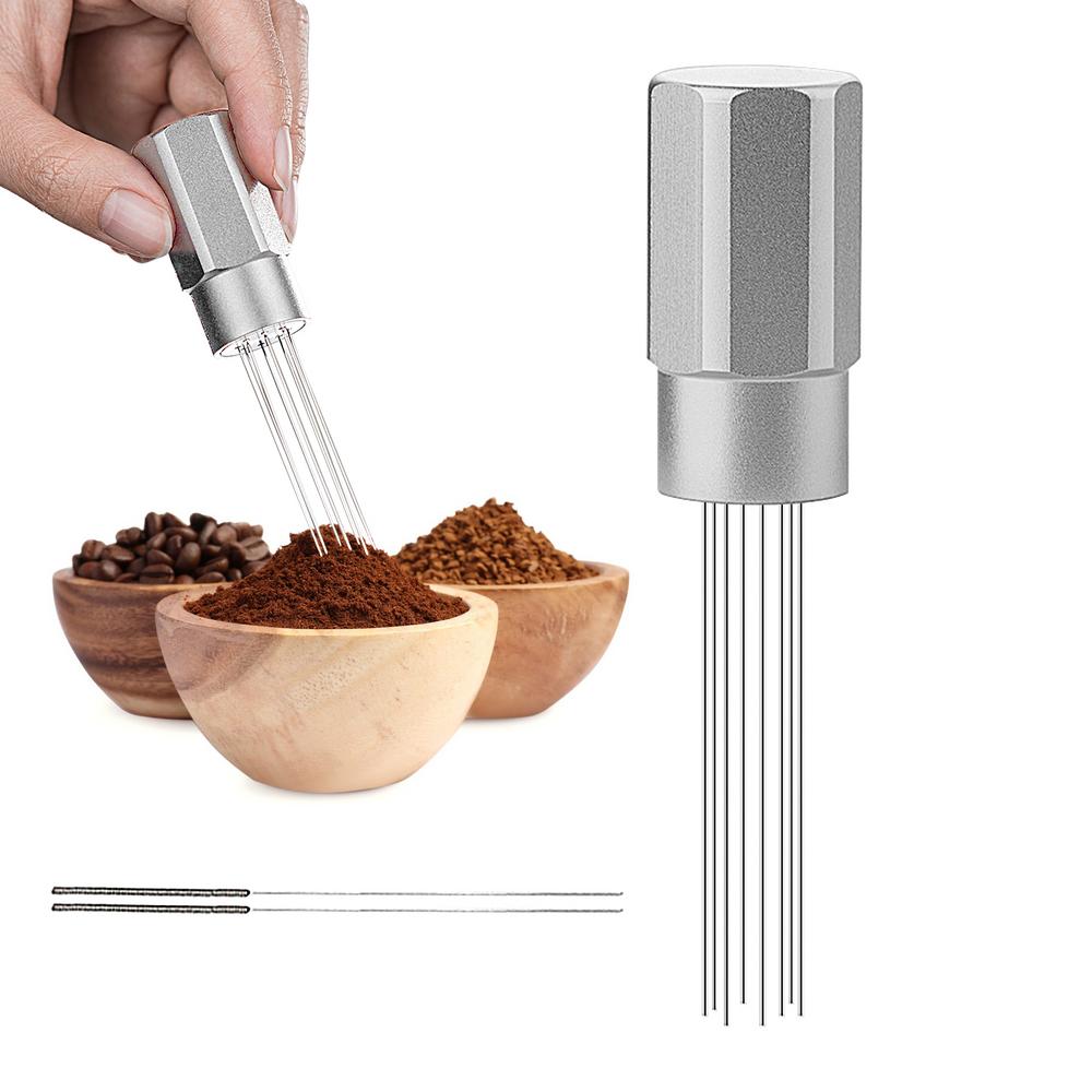 Espresso Needle Distributor Espresso Coffee Distributor Tool Precision Espresso Stirrer Tool With Magnets Coffee Distribution