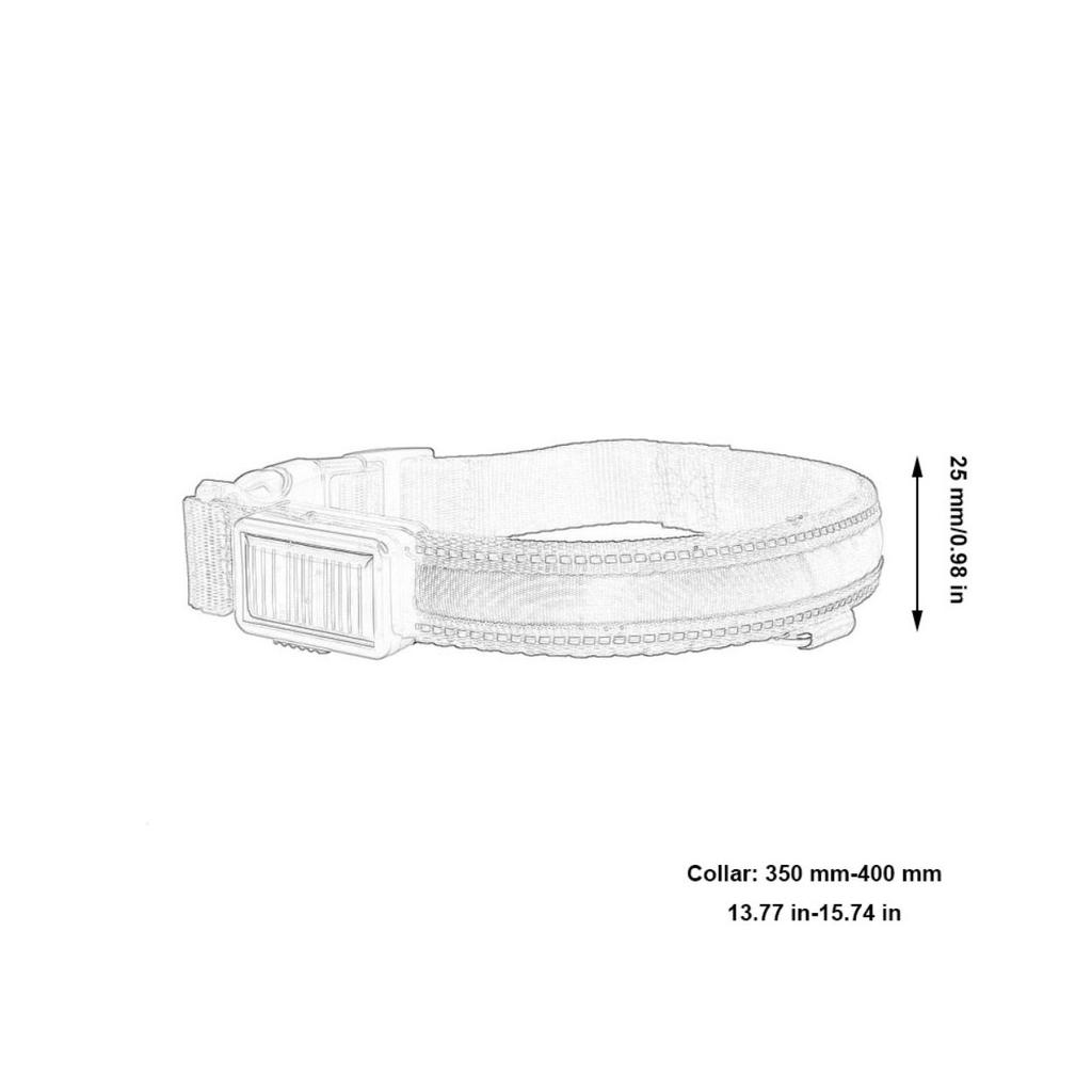 solar powered dog collar