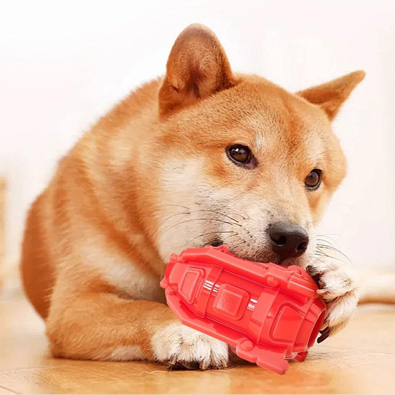 Pet food leaking toys dog chewing fun creative toys grinding teeth cleaning TPR chewing toys