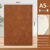 A5 Sheepskin Leather Business Notebook – Thick, Soft Cover for Meetings & Records