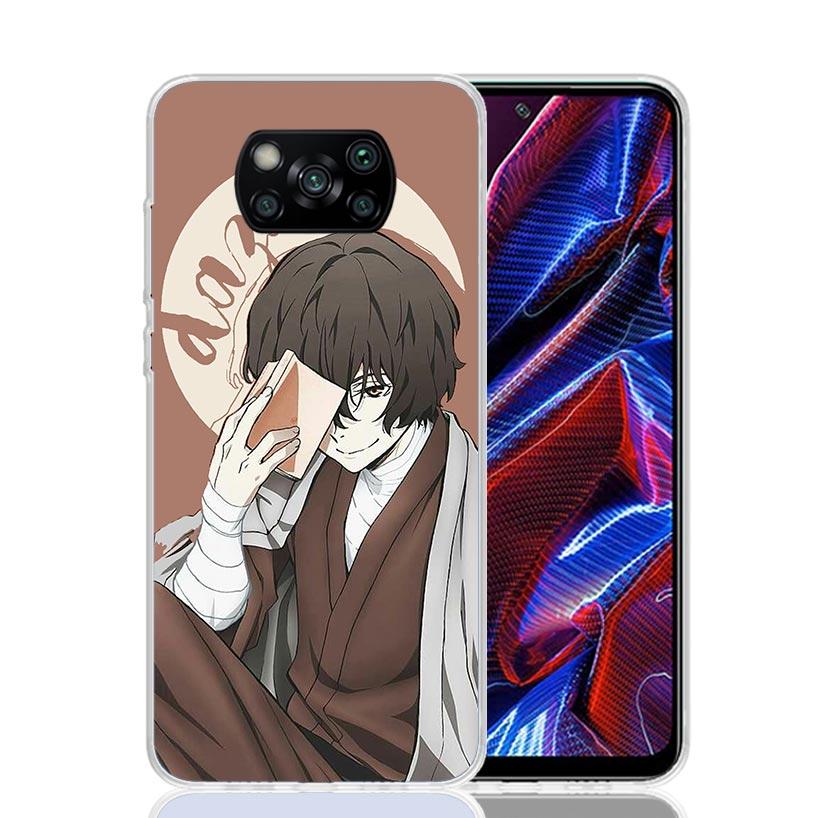 Bungo Stray Dogs Dazai Case Phone Cover for Xiaomi Redmi Note 10 9 9S 8 8T 7 5 Pro Mi 12T 11T 10T 9T 12 11 Lite A3 A2 Trend Fund