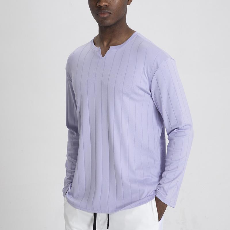 

Мужской зимний быстросохнущий спортивный топ с длинным рукавом для бега, футбола, баскетбола, тренировок L светло-фиолетовый