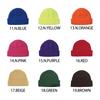 Basic Enchi Knit Cap Low Watch Orange One Size Unisex