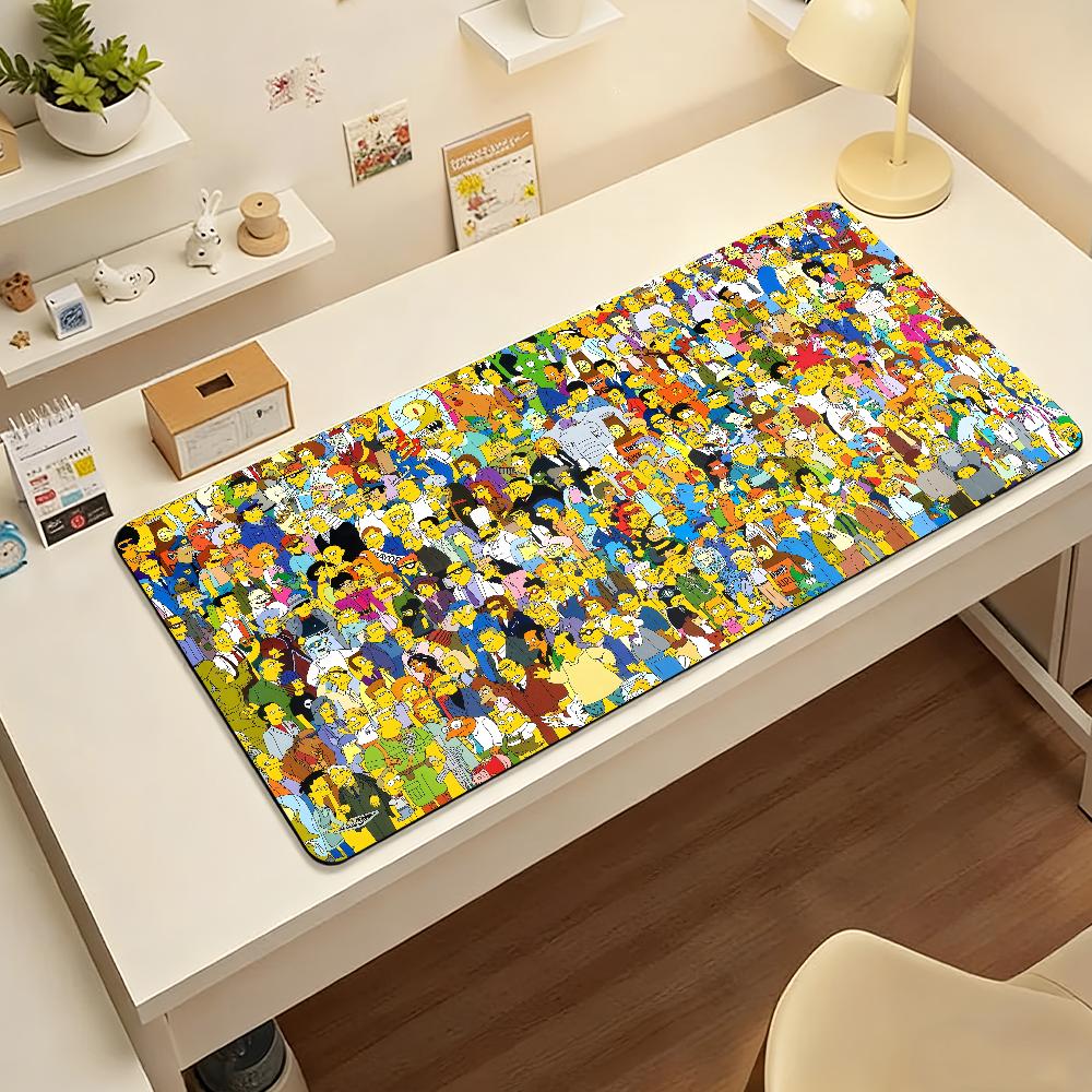 Cartoon The S-Simpsons-S Mouse Pad Computer Laptop Rubber Non-slip Mouse Mat Mousepad Gamers Decoracion Desk Mat
