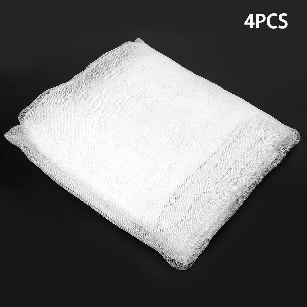 4 Stück Pflanzenschutznetzbeutel für Garten-Gewächshausbedarf 75x80cm