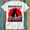 Bearzilla Bear Dragon Animal Pet Japanese T Shirt Top Tee 426