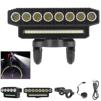 Fahrradlichter Wasserdicht Wiederaufladbar Tragbar Universal 8/5 LED 20/12 SMD Motorrad Scheinwerfer 6 Beleuchtungsmodi LED Scheinwerfer