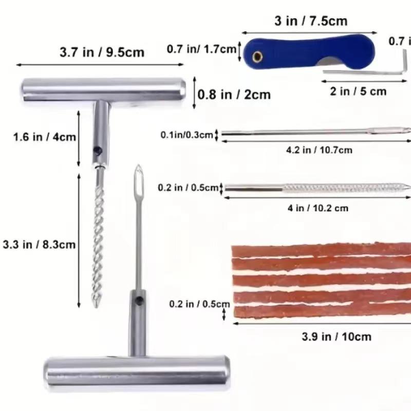 Tyre Repair Tools Tire Puncture Repair Kit For Car Motorcycle Flat Tire Puncture Repair