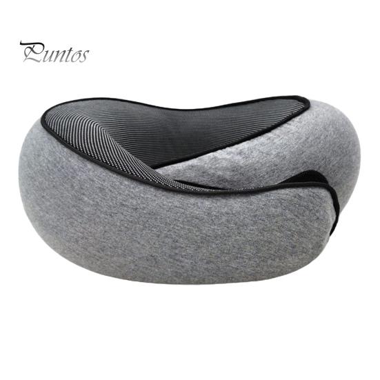 

Дорожня подушка з піни з ефектом пам’яті Підтримка на 360 градусів U-подібна подушка-літак із регульованою застібкою та стрічкою Подушка для дрімоти темно-сірий