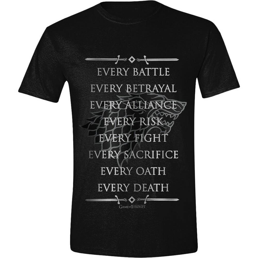 Game Of Thrones Every Fight Official Merchandise T-shirt MLXL New S