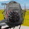 Bike Rear Storage Basket Heavy Duty Large Capacity Universal MTB Road Mountain Bicycle Metal Wire Basket Bike Accessories
